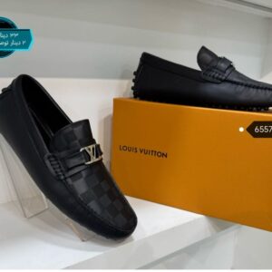 اسود رسمى حرف فضي مربعات قدام -33